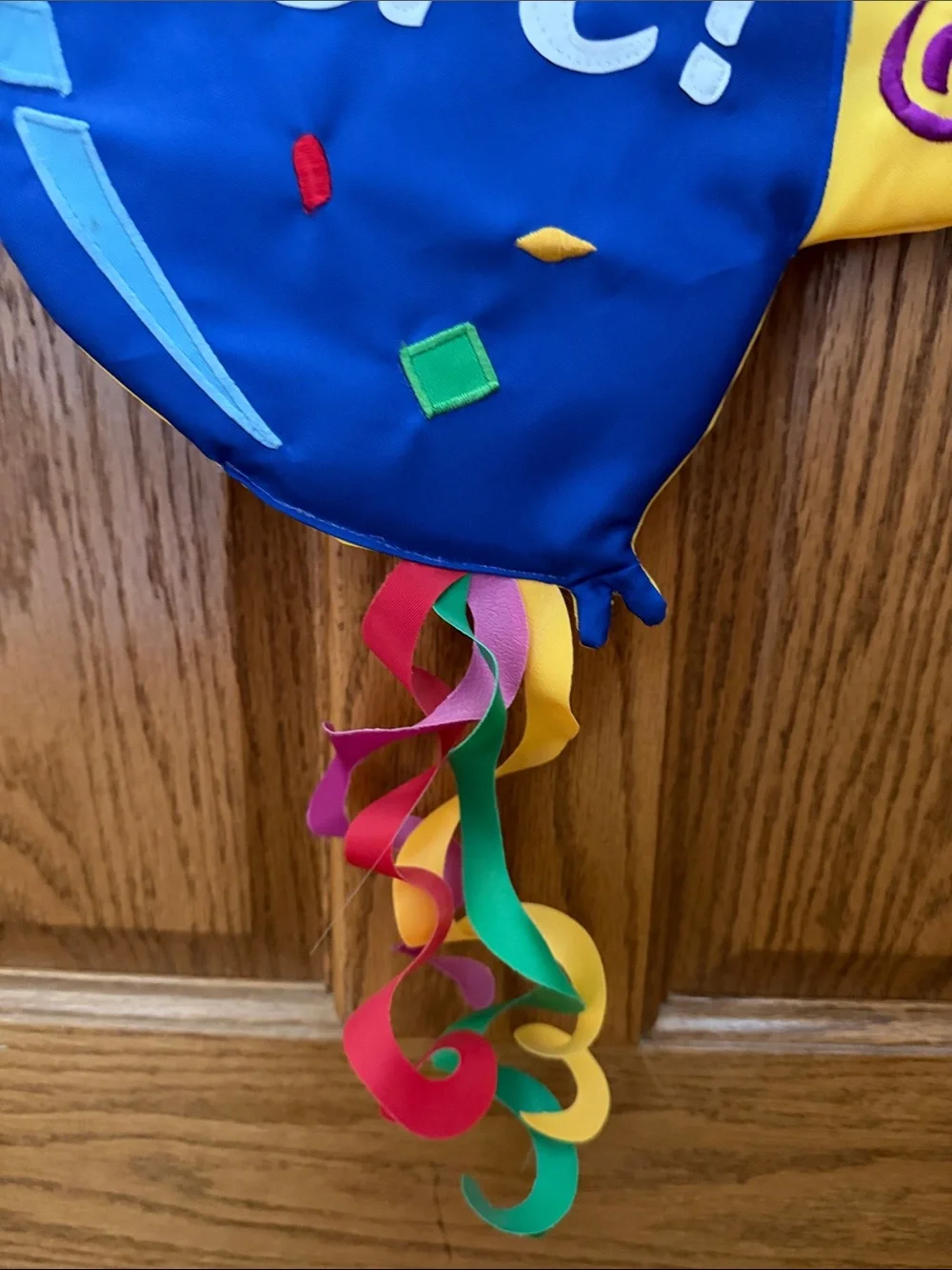 Party's Here Colorful Balloon Door Hanging Decoration